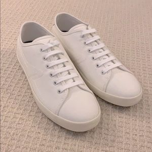 NEW Rag and Bone White Canvas Sneakers